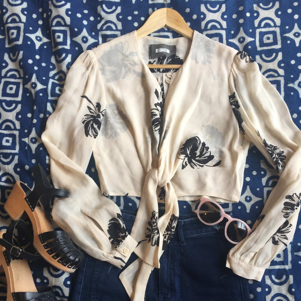 REFORMATION blouse size 4